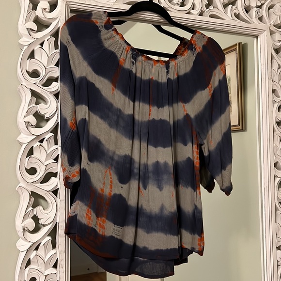 Tie dye off the shoulder blouse - Picture 5 of 5